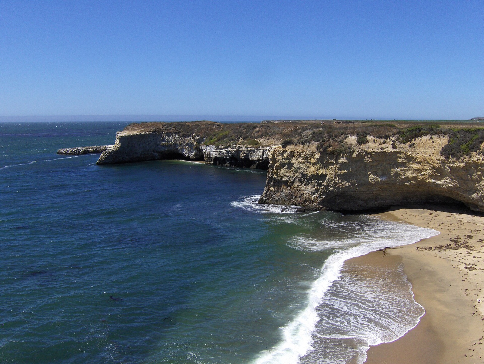 Coastal cliffs and the Pacific Ocean at Wilder Ranch State Park